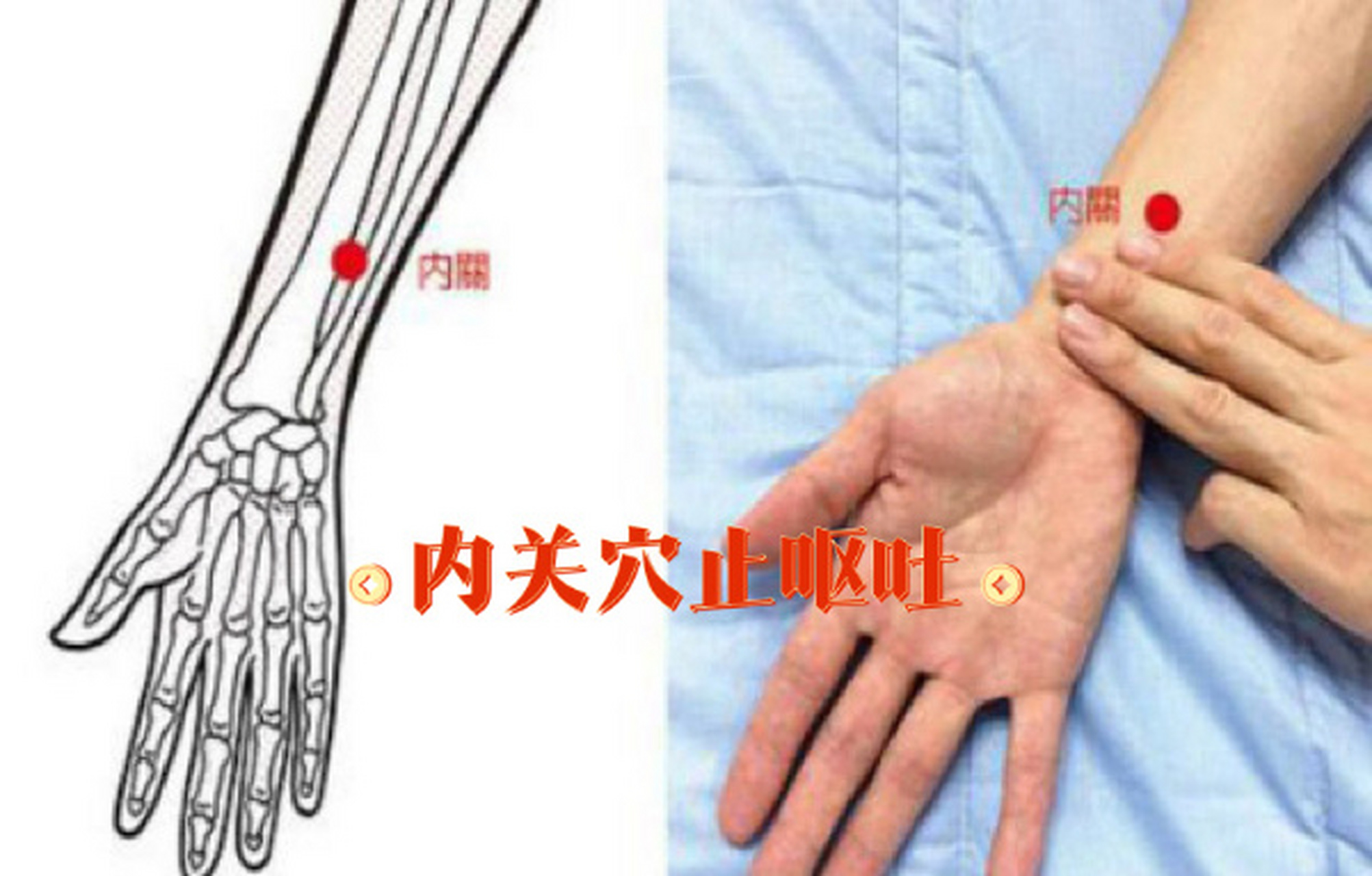 快速止吐按摩位置手法图片