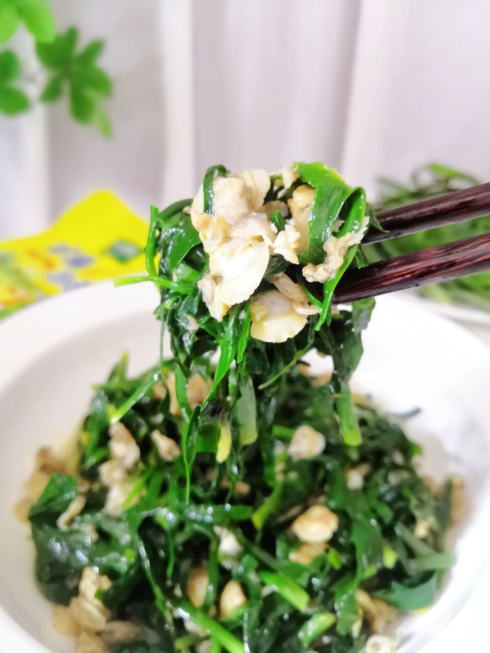 春天的味道--鲜美下饭的韭菜炒蚬子肉