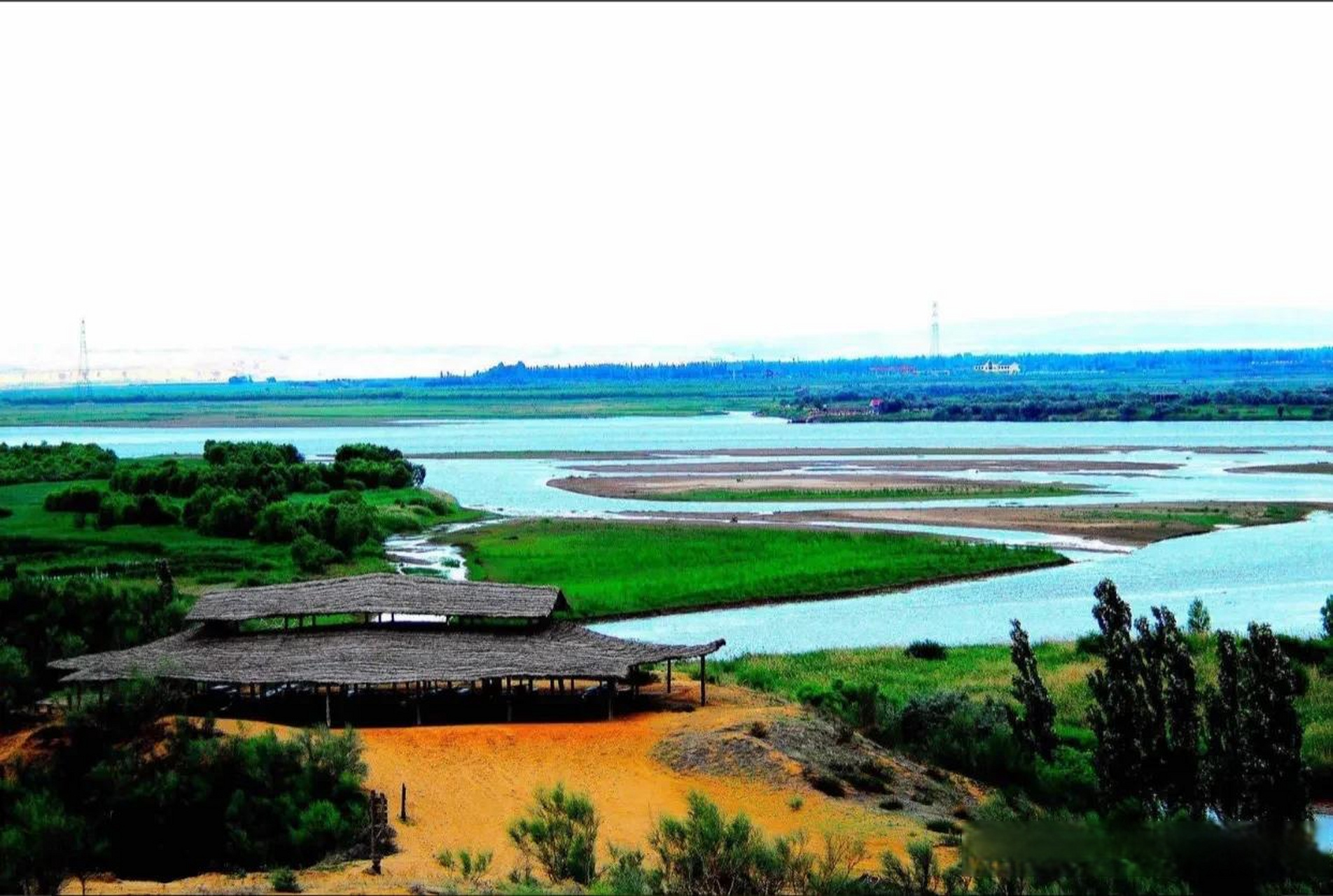 或许您还不知道,宁夏黄沙古渡国家湿地公园,如一颗镶嵌在黄河东岸的