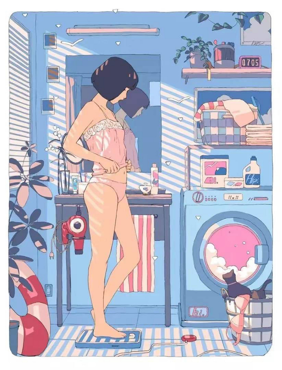 日本插画师hai aorkgk -女生日常 hai aorkgk是一位日本的插画师 aor