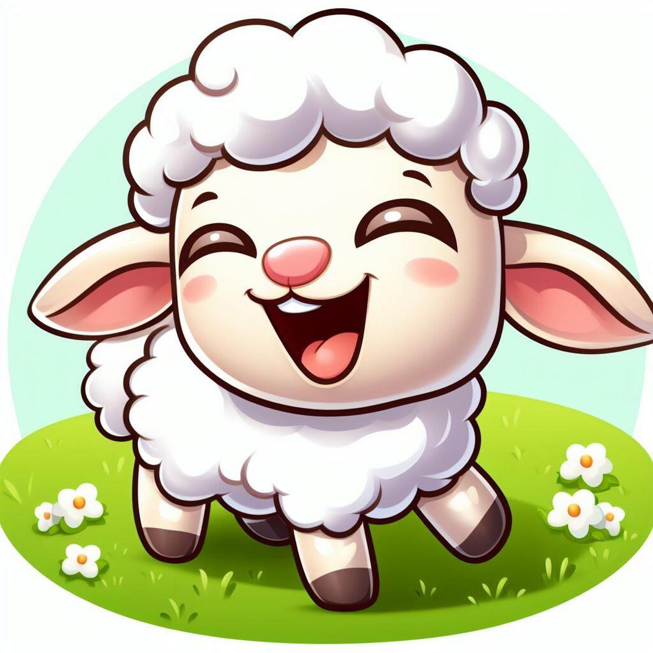 治愈系小羊卡通头像