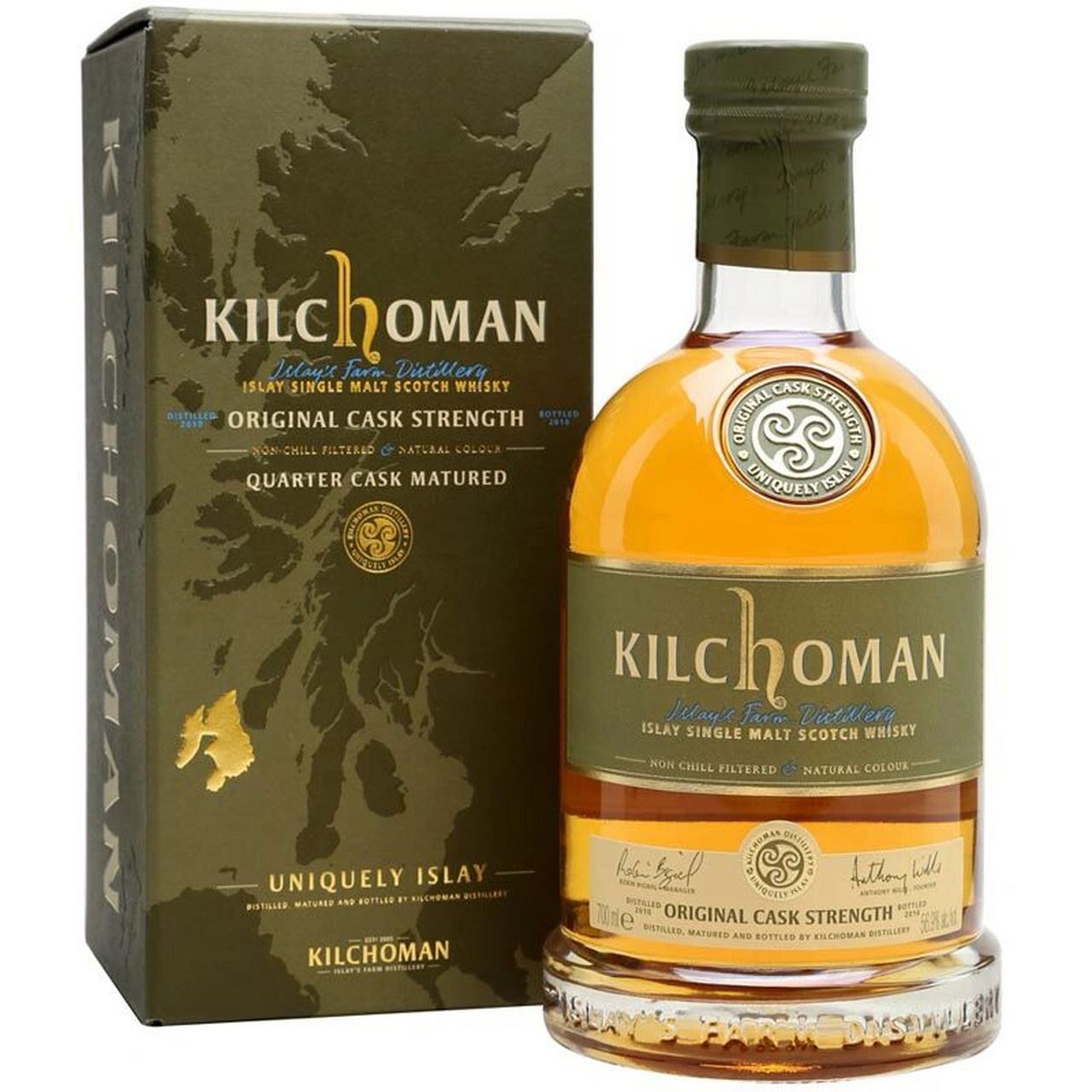 齐侯门原始桶单一麦芽苏格兰威士忌 kilchoman original cask