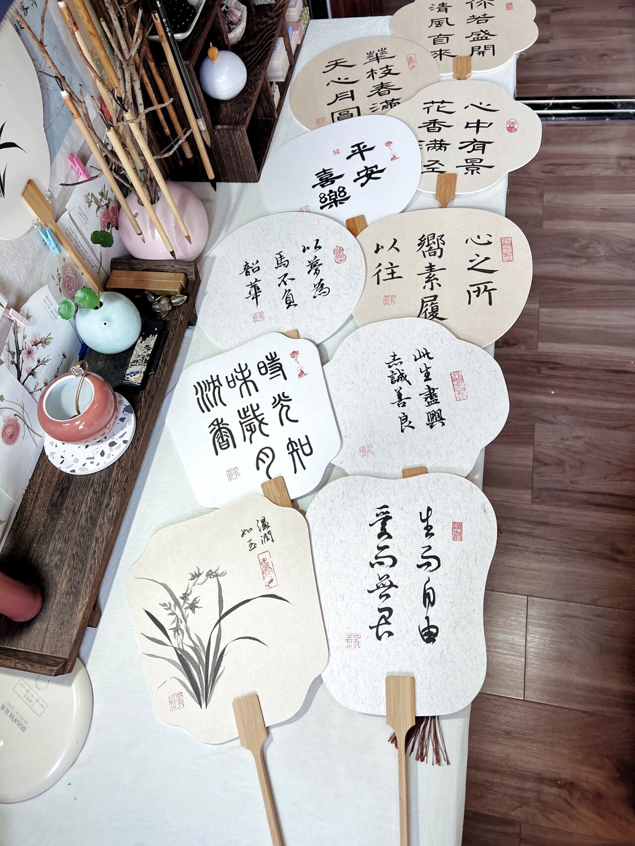 手写扇子 | 夏天来了扇子来啦