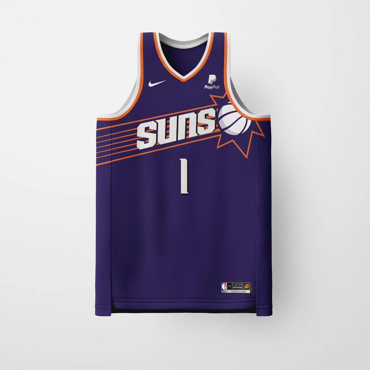 太阳队发布新赛季新款球衣,这或许是这几年来最顺眼的太阳队球衣了.