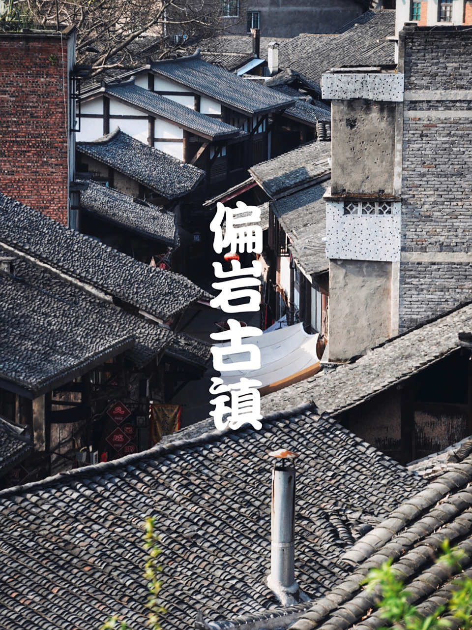 重庆北碚偏岩古镇 华蓥山下宁静的老街 缓慢的生活节奏 #重庆旅行