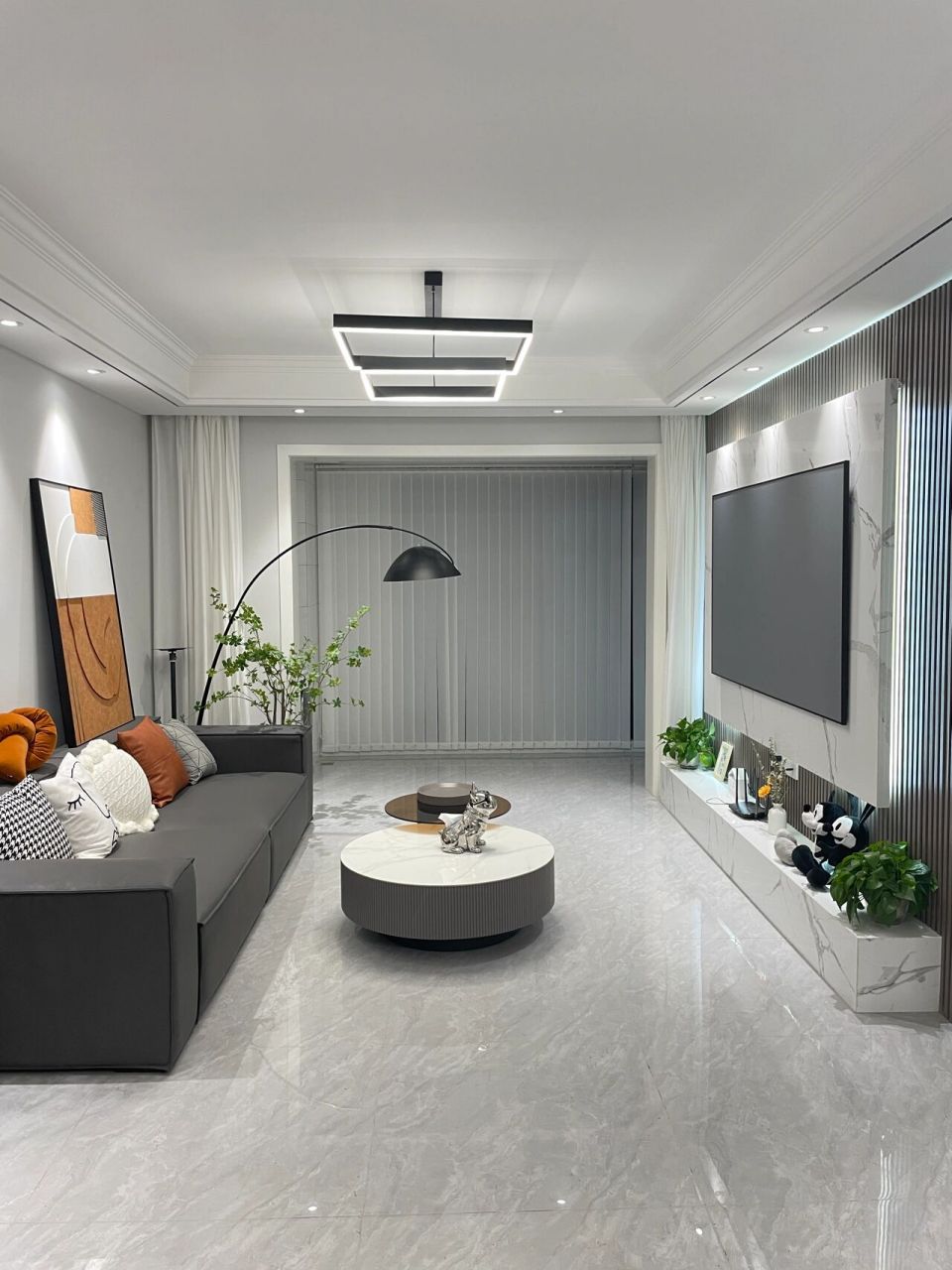 已入住🎉90平米现代简约极简风格装修的家 ⬇️整体情况: 坐标