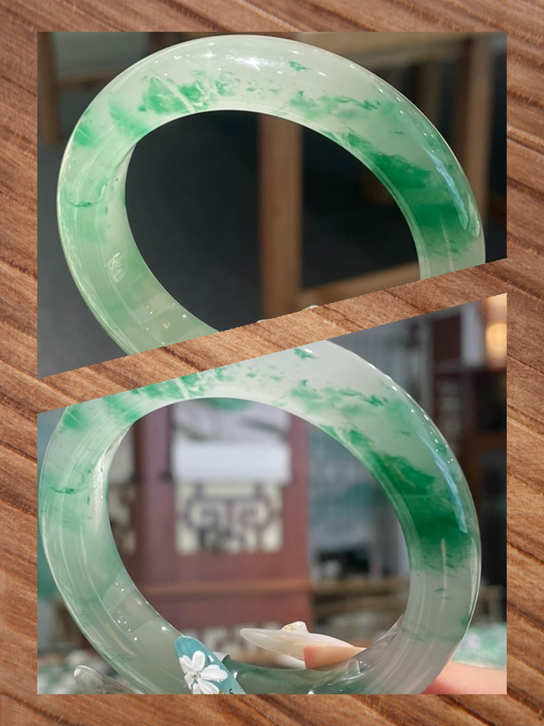 今天要给大家种草一款超级美腻的独龙玉冰飘花非洲翠哦!