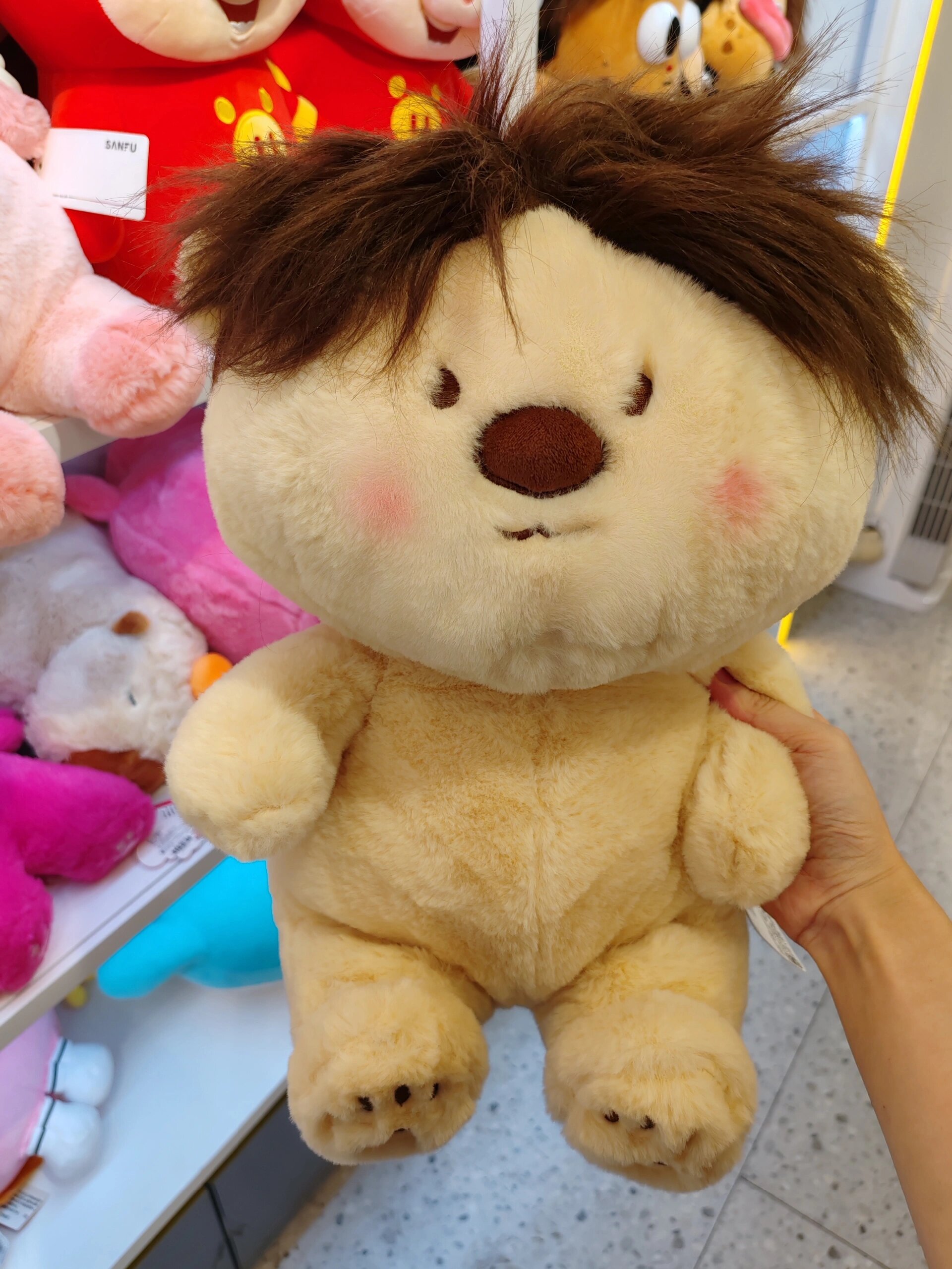 超级可爱动物毛绒玩具 今天发现一款毛绒绒,摸起来手感超级温柔又舒服