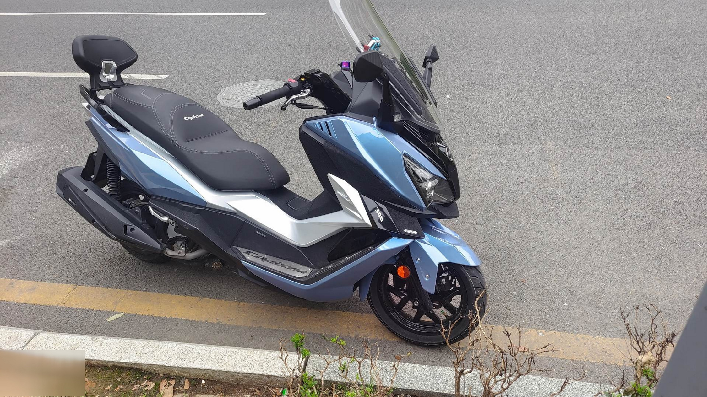 踏板摩托车推荐  三阳机车  巡弋300 100元400公里的快乐!