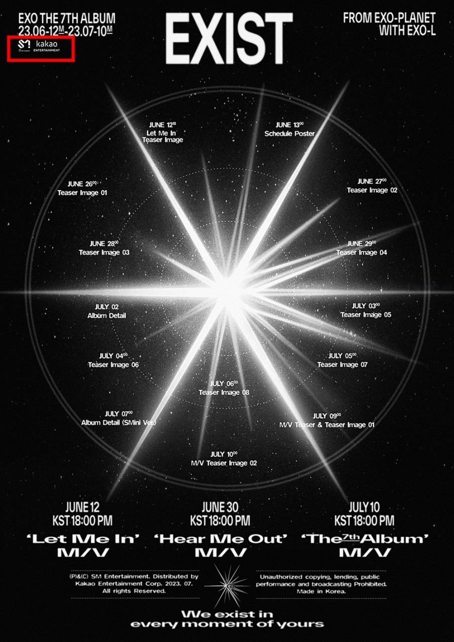 边伯贤更新的exo回归预告图里,sm公司的logo被截掉了[作揖][作揖]