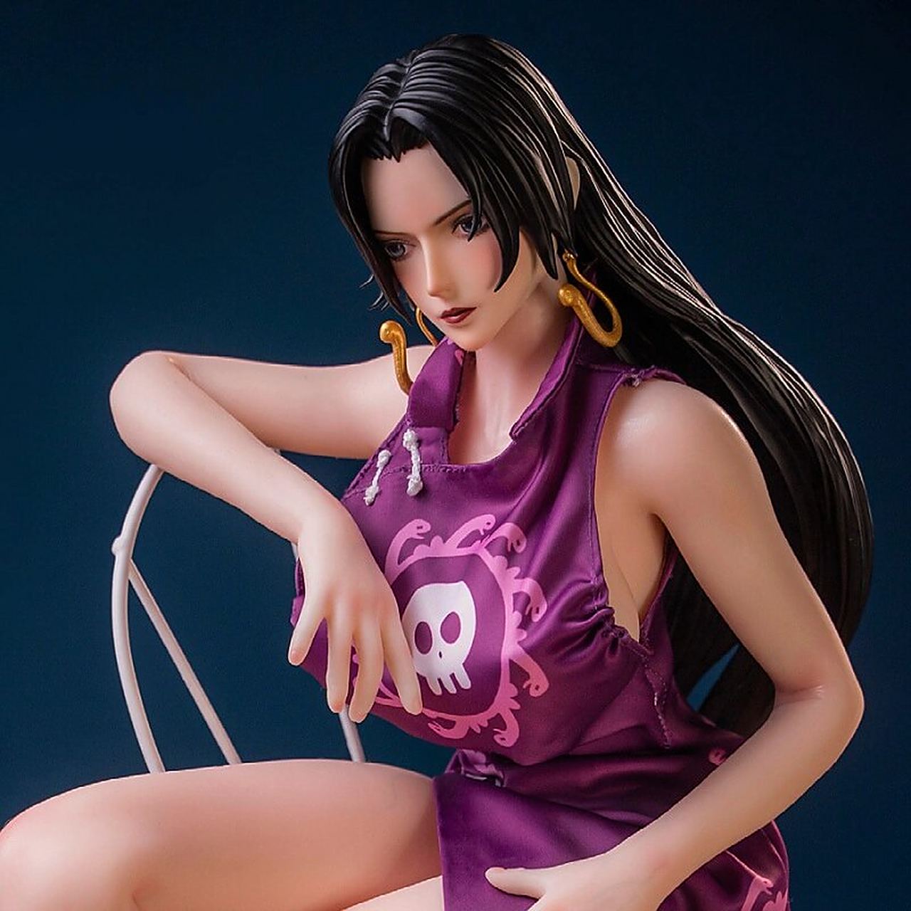 海贼王女帝汉库克手办可用软体硅胶二次元动漫gk模型