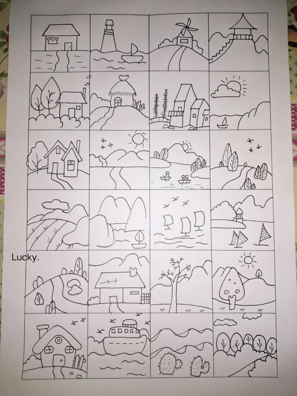 简笔画(风景) 第766天