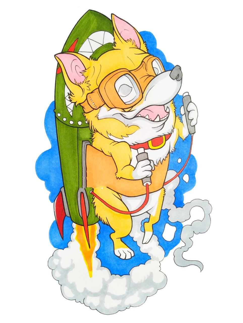 动物动漫-拟人化小狗步骤分享 动物动漫课程,本次为小狗拟人化内容.