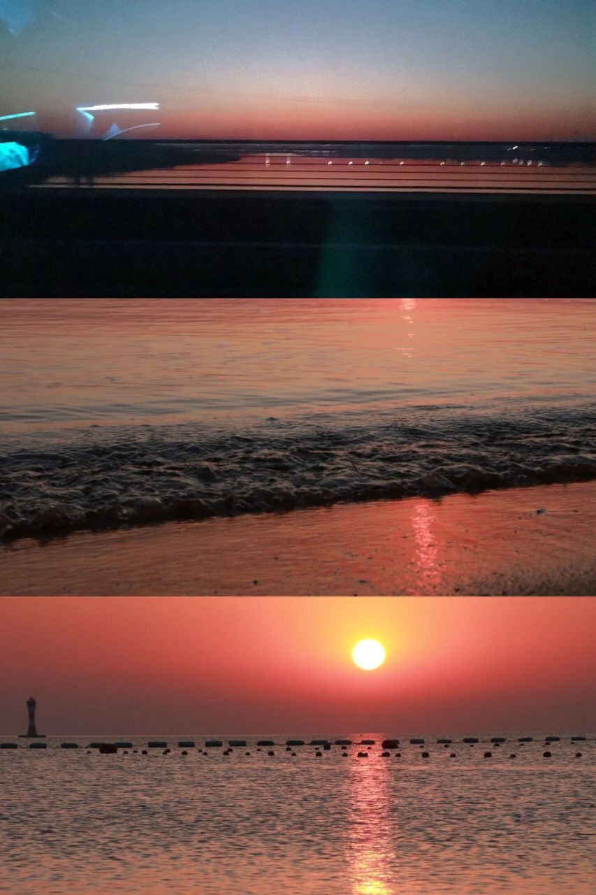 潍坊滨海之看日出|潍坊的海边也可以很美 99凌晨三点就往北海出发