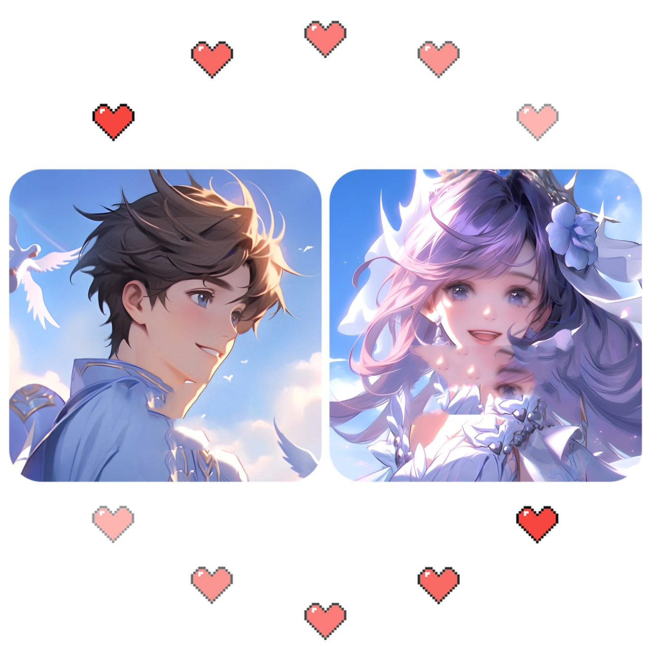 王者情侣头像|永不止息的爱 大乔&孙策 奇迹,源自守护她的心 奇迹,源