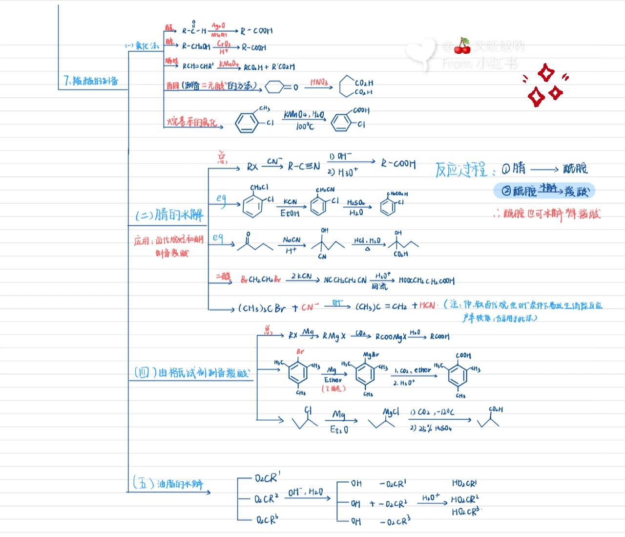 有机化学|羧酸思维导图