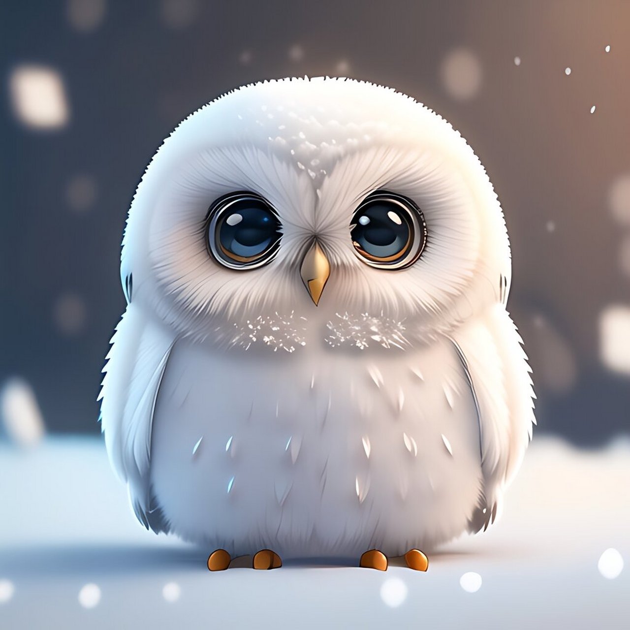 可爱的猫头鹰头像02