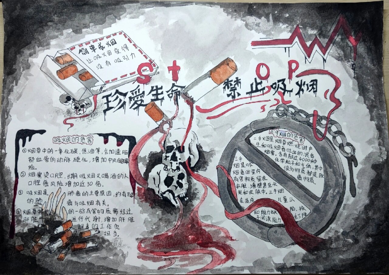 珍爱生命手抄报