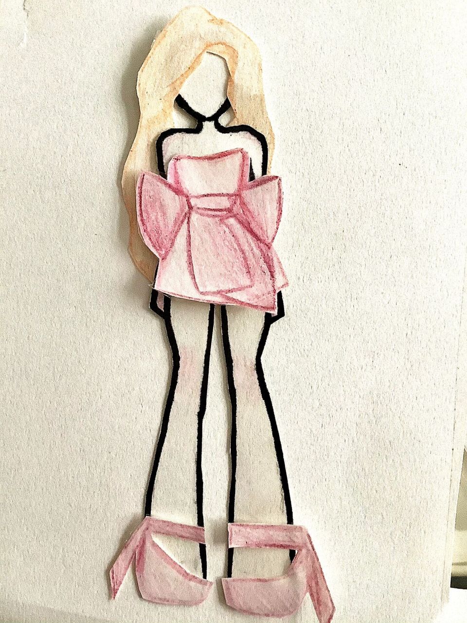 纸片人教程(详细) 两面记得贴胶哦