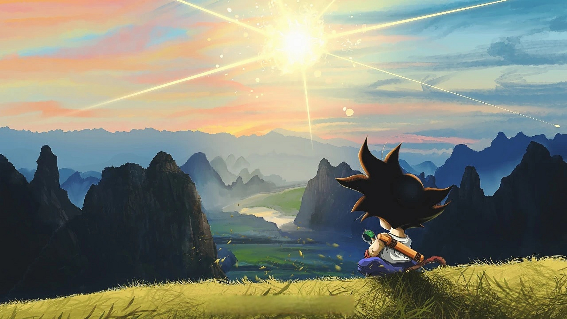 龙珠壁纸#你捧着我的脸说话 一起看愚蠢的晚霞吧