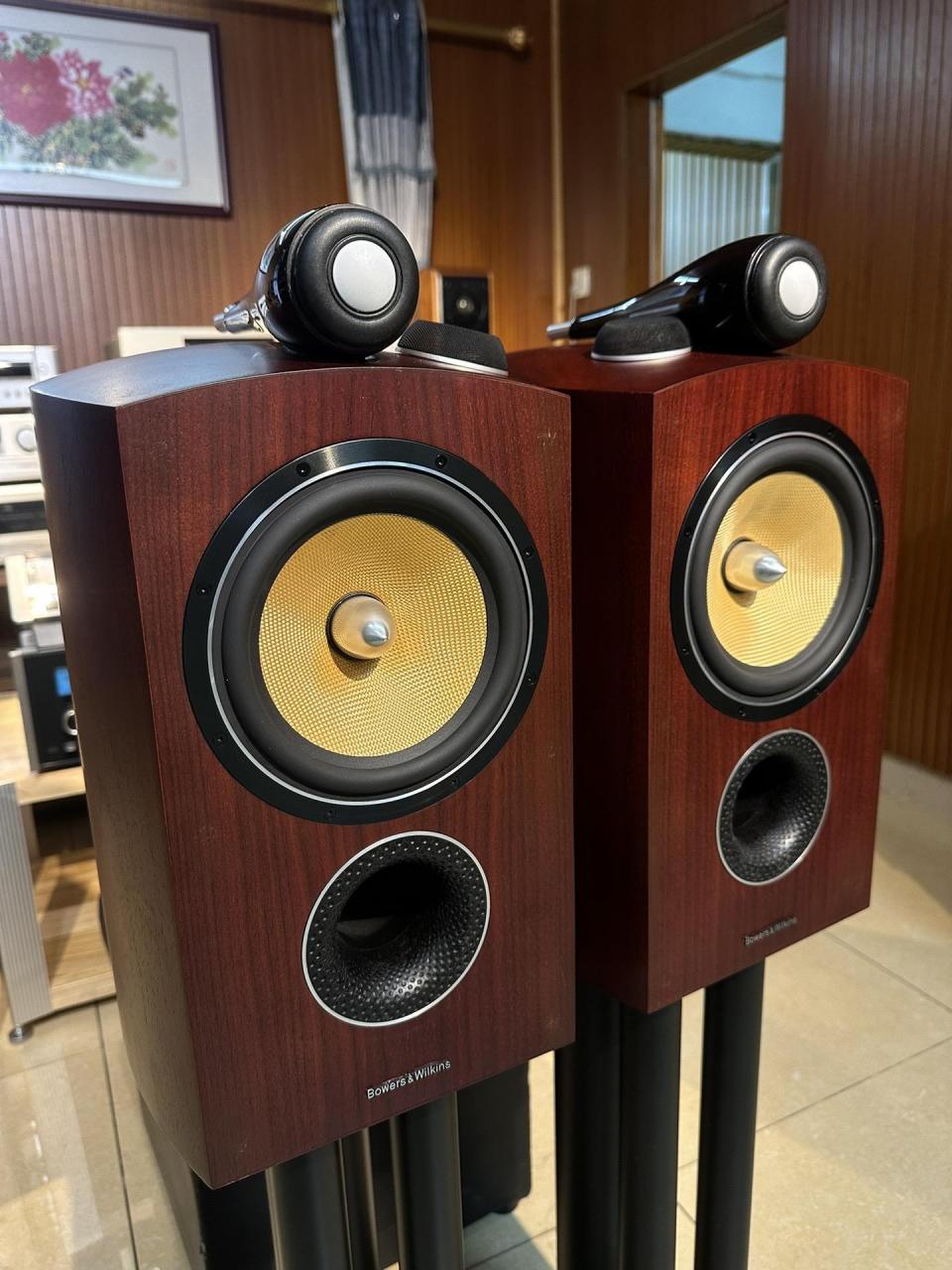 b&w宝华805d2书架音箱  805d第二代钻石高音英国原装 国外刚到货的一