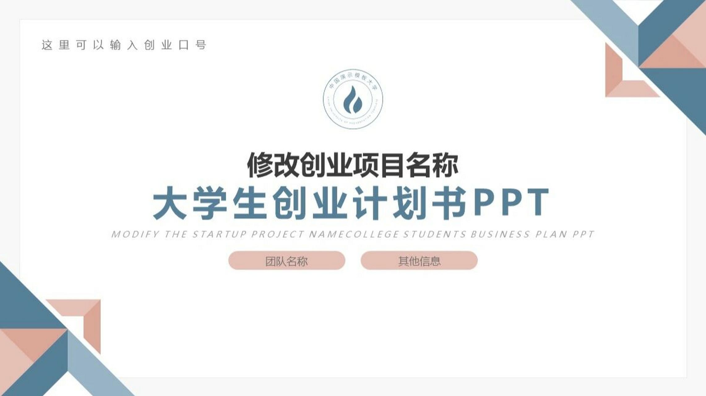 创业计划书大学生模板ppt(创业计划书ppt大学生版)