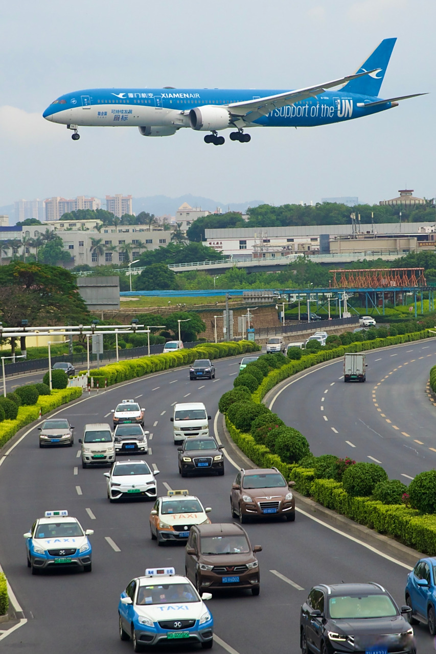 厦门航空  联合国涂装机
