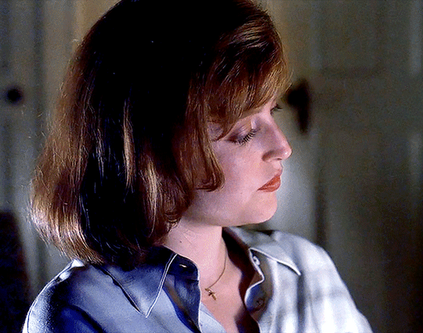 1993-2018年美剧《x档案》里的吉莲·安德森