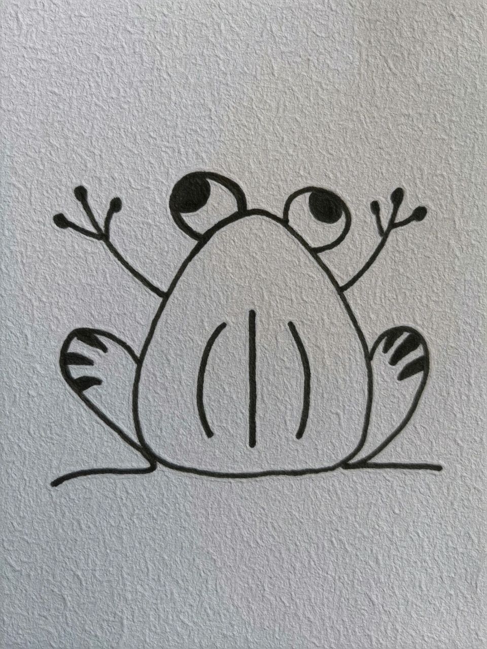 青蛙的简笔画法图片