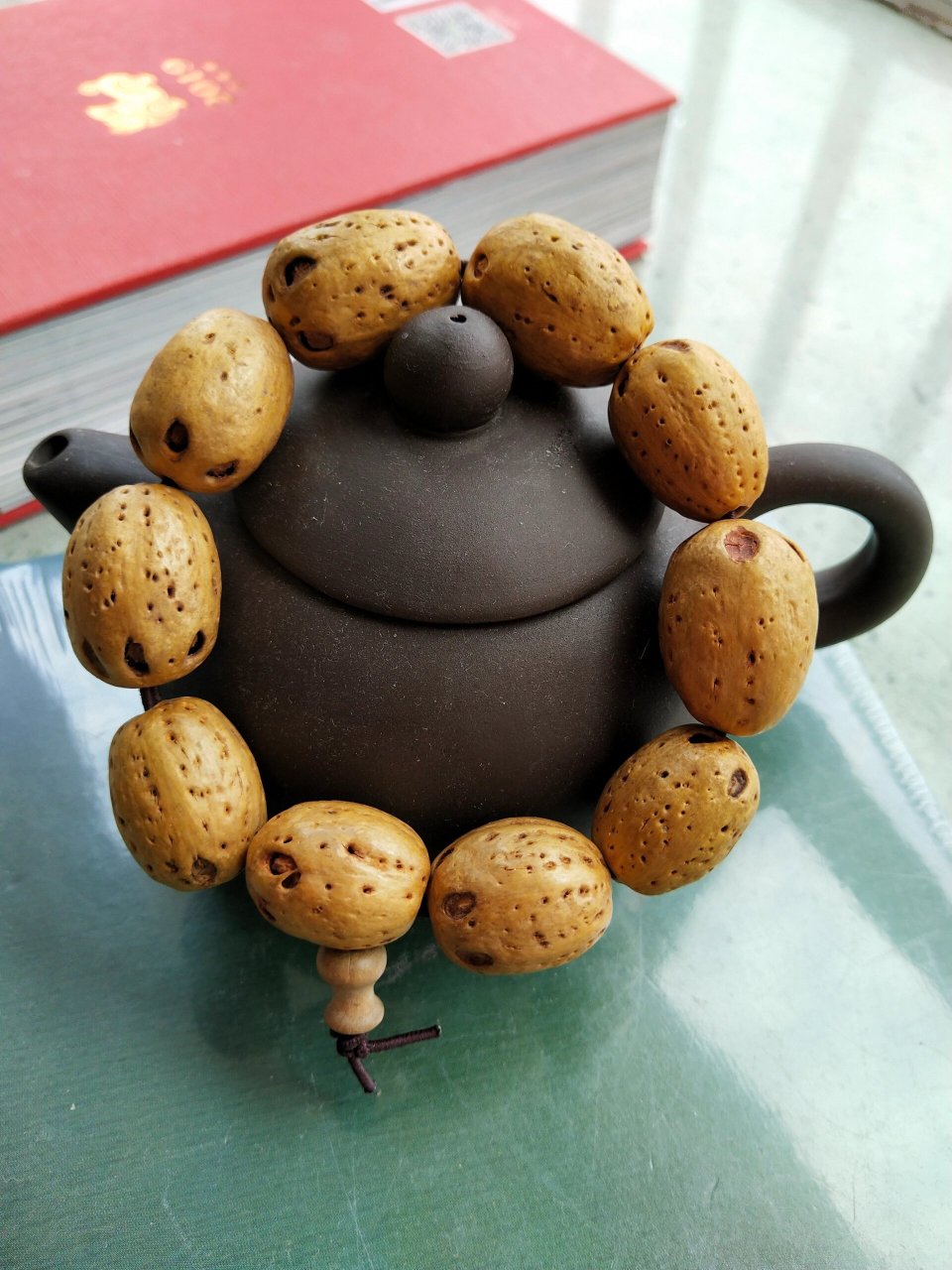 天然五眼六通菩提原籽佛珠手链 (全新特价优惠清货)天然五眼六通菩提