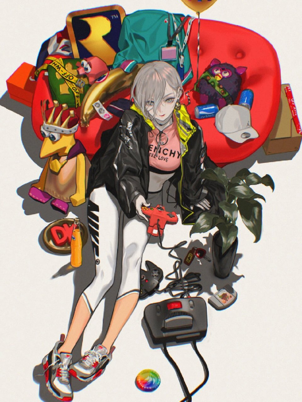 夸张的人体透视动漫人物角色插画分享