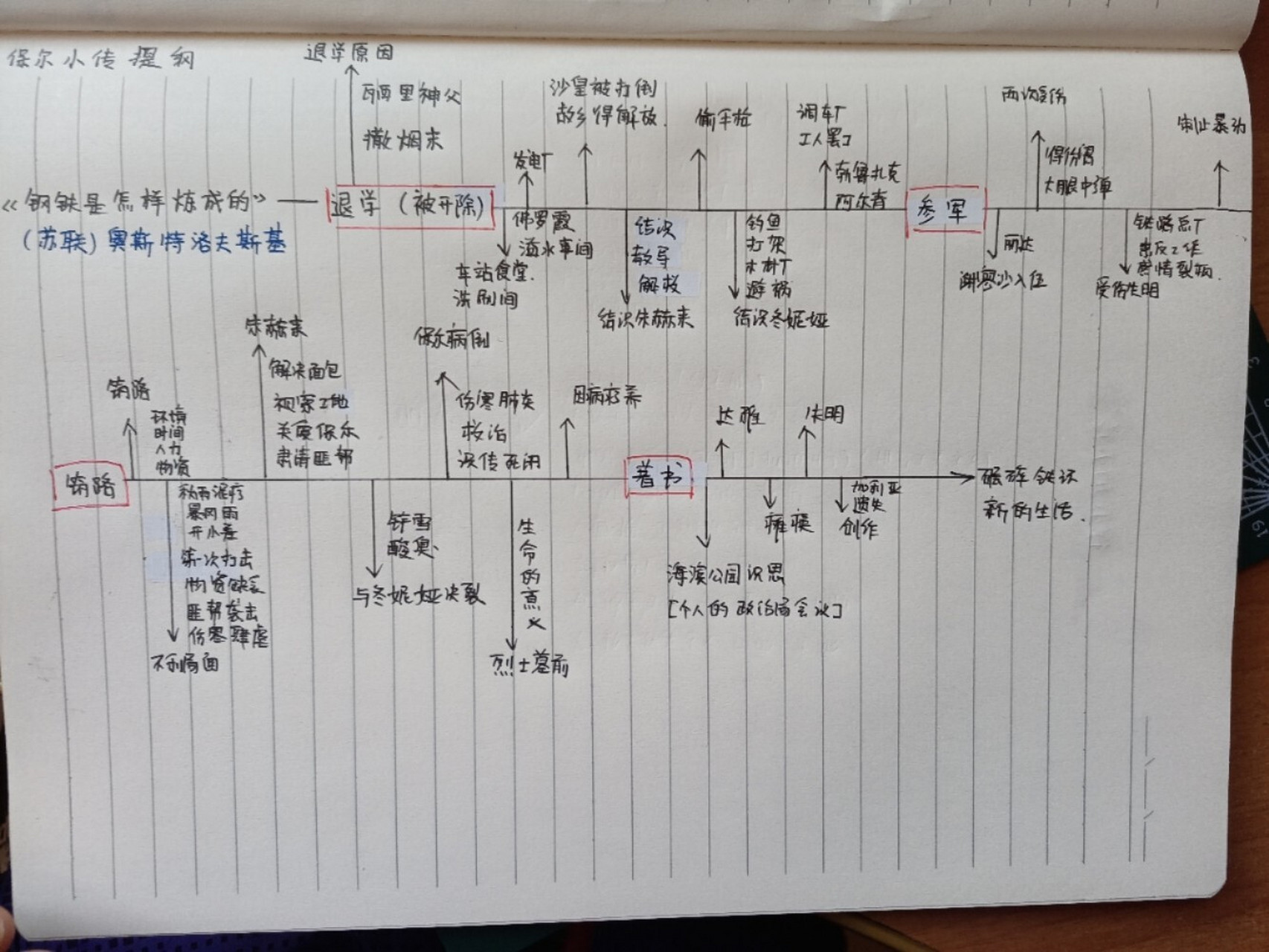 《钢铁是怎样炼成的》保尔的成长历程