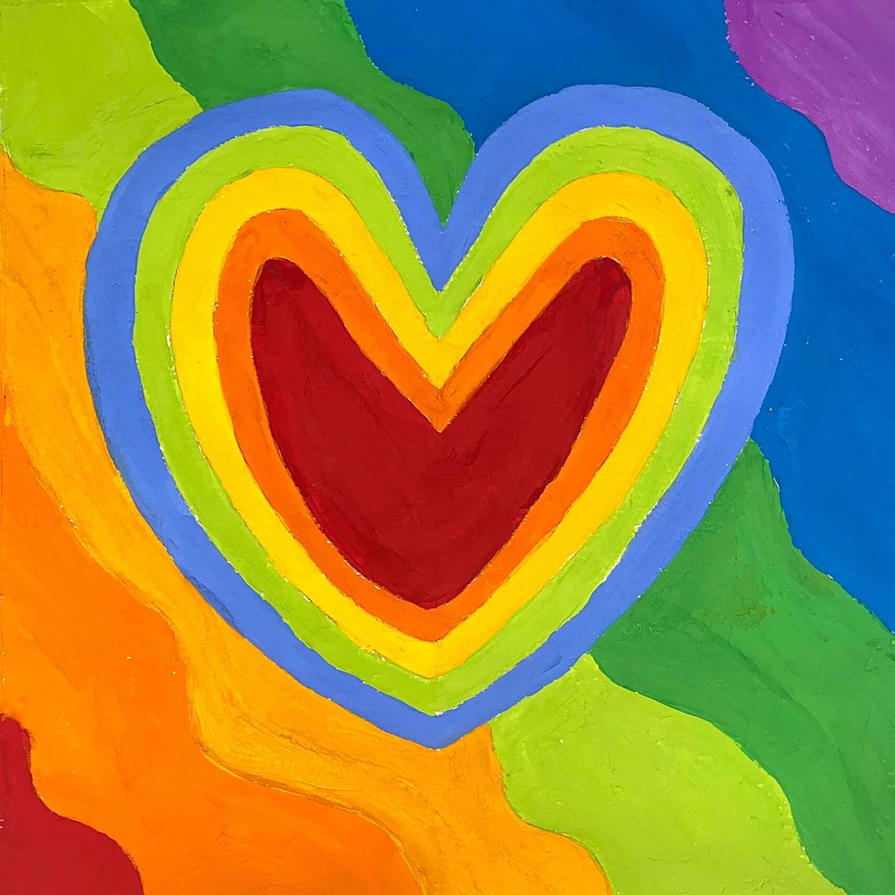 色彩推移练习 1 明度 2色相 3纯度 上学期的练习～发现编辑了没发出去