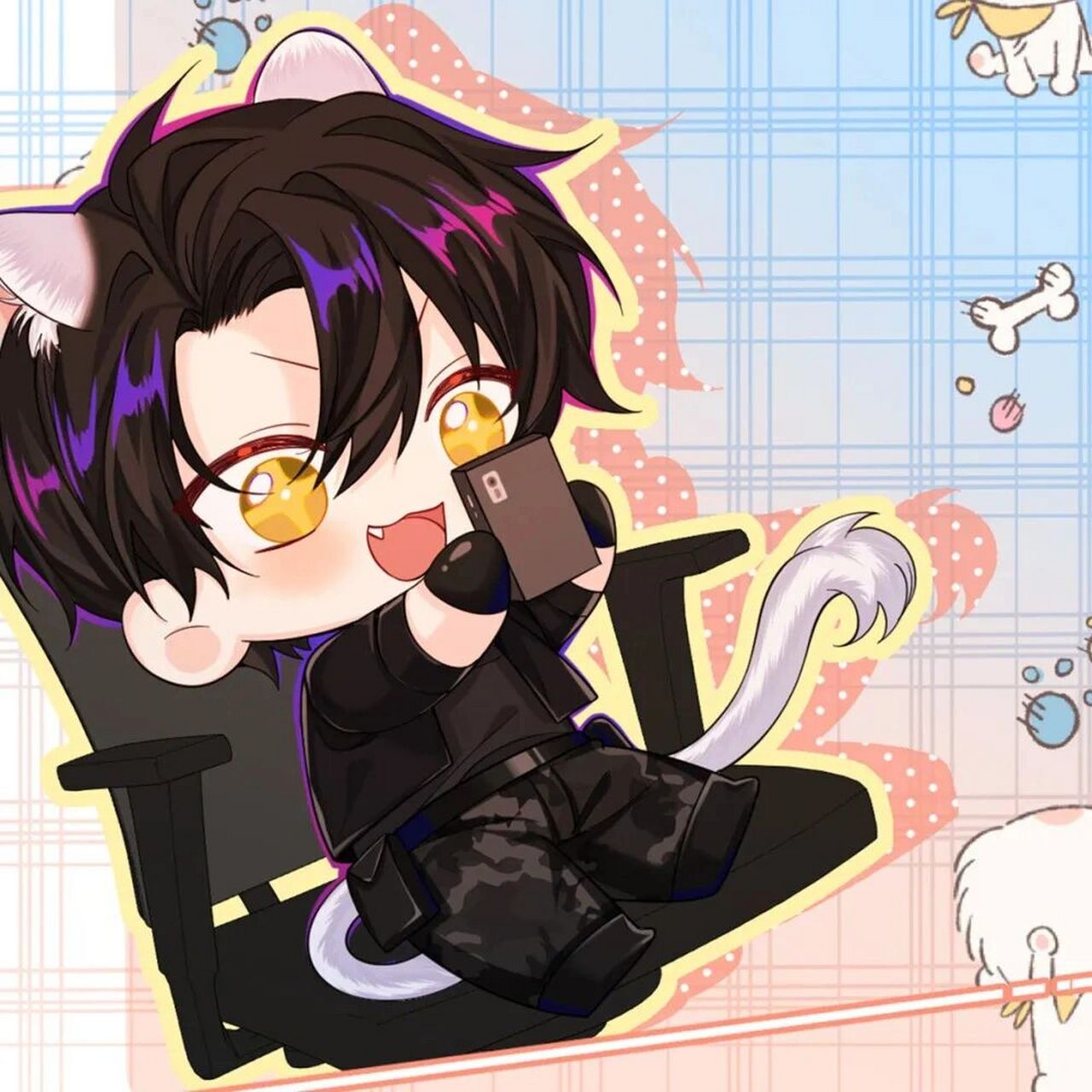 《人鱼陷落》头像(1)      《人鱼陷落》头像,白楚年与兰波头像(后有