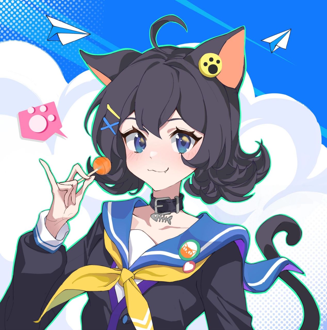 蛋仔拟人 jk妹头像 更新了金发jk妹和墨镜版本9090