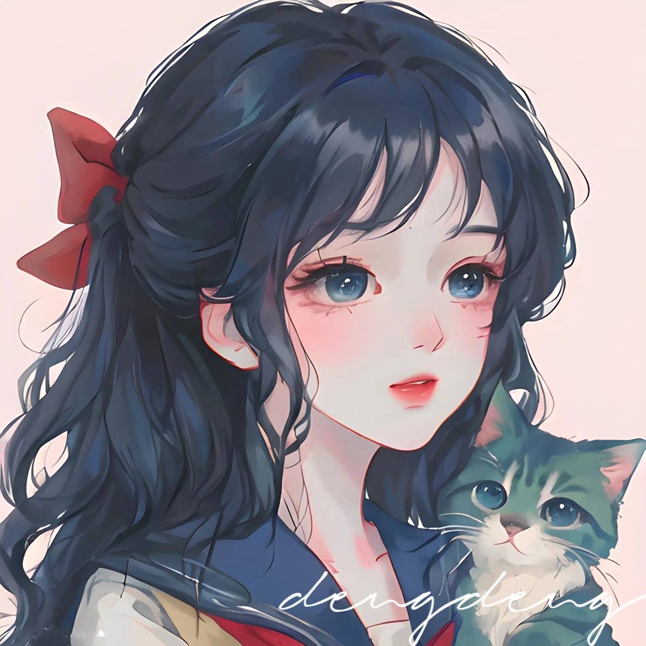 甜美可爱女生头像|日系简约风