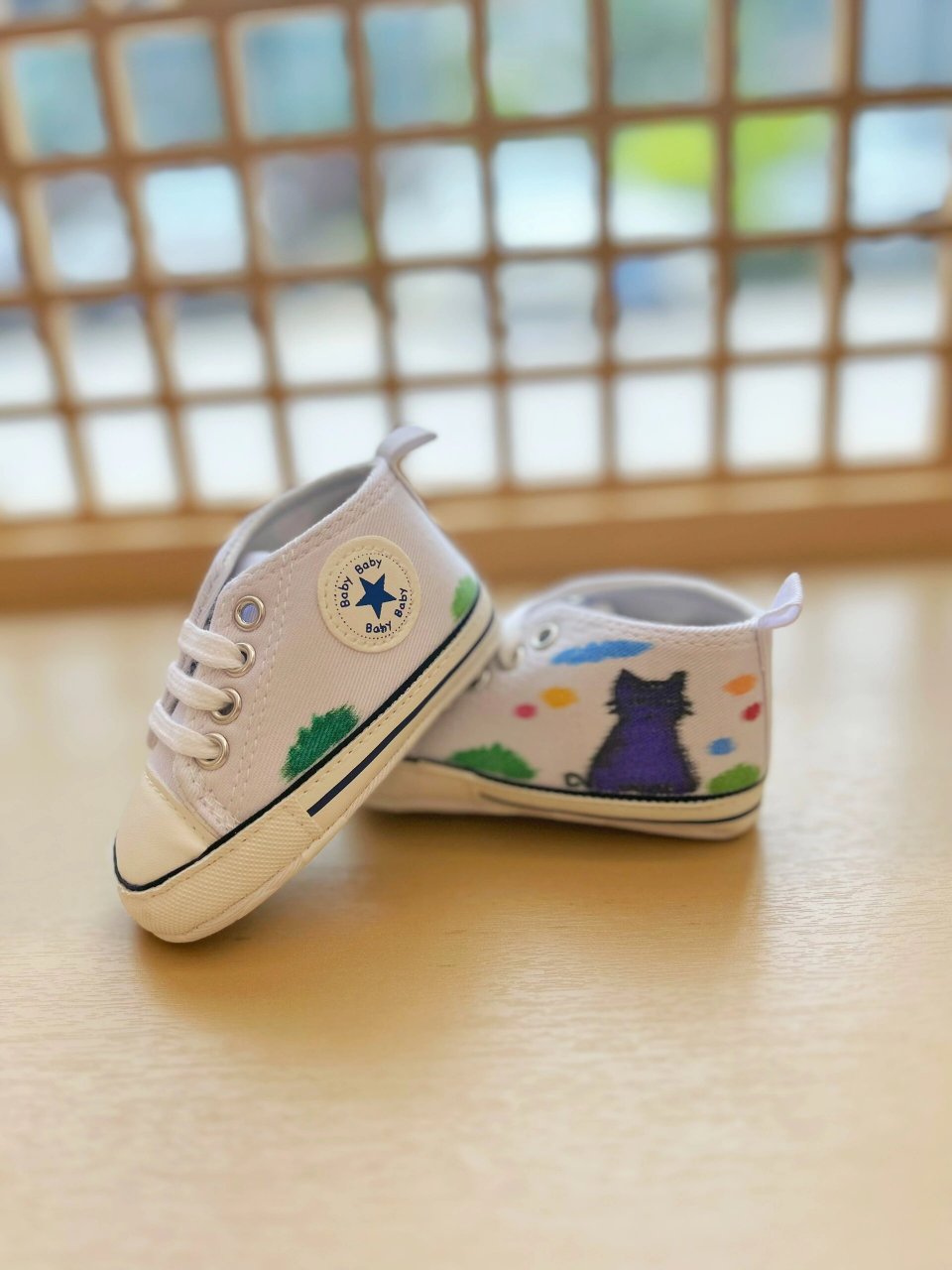 宝宝鞋彩绘 🌸🌿手工课堂🌸🌿 hey 宝宝 这是独属于你的小白