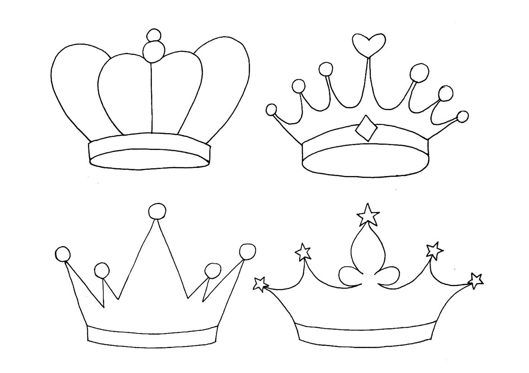 宝石简笔画皇冠图片