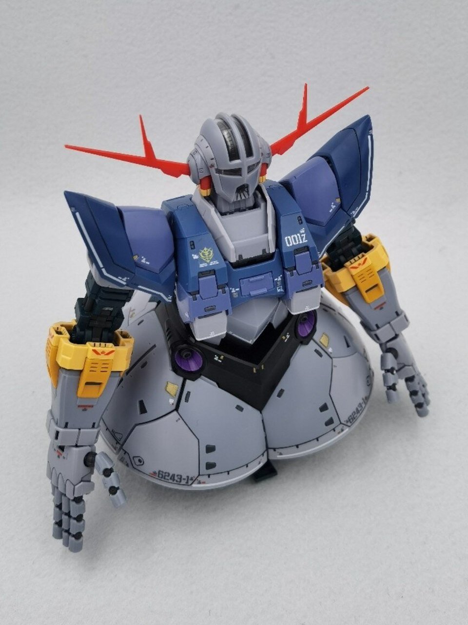 rg 吉翁号渗线 水贴 吉翁精神也可以很精致 下周装豪华版喷射场景