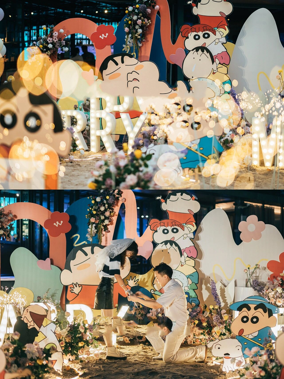 forever|蜡笔小新96主题求婚,好哇噻7515 蜡笔小新主题求婚设计