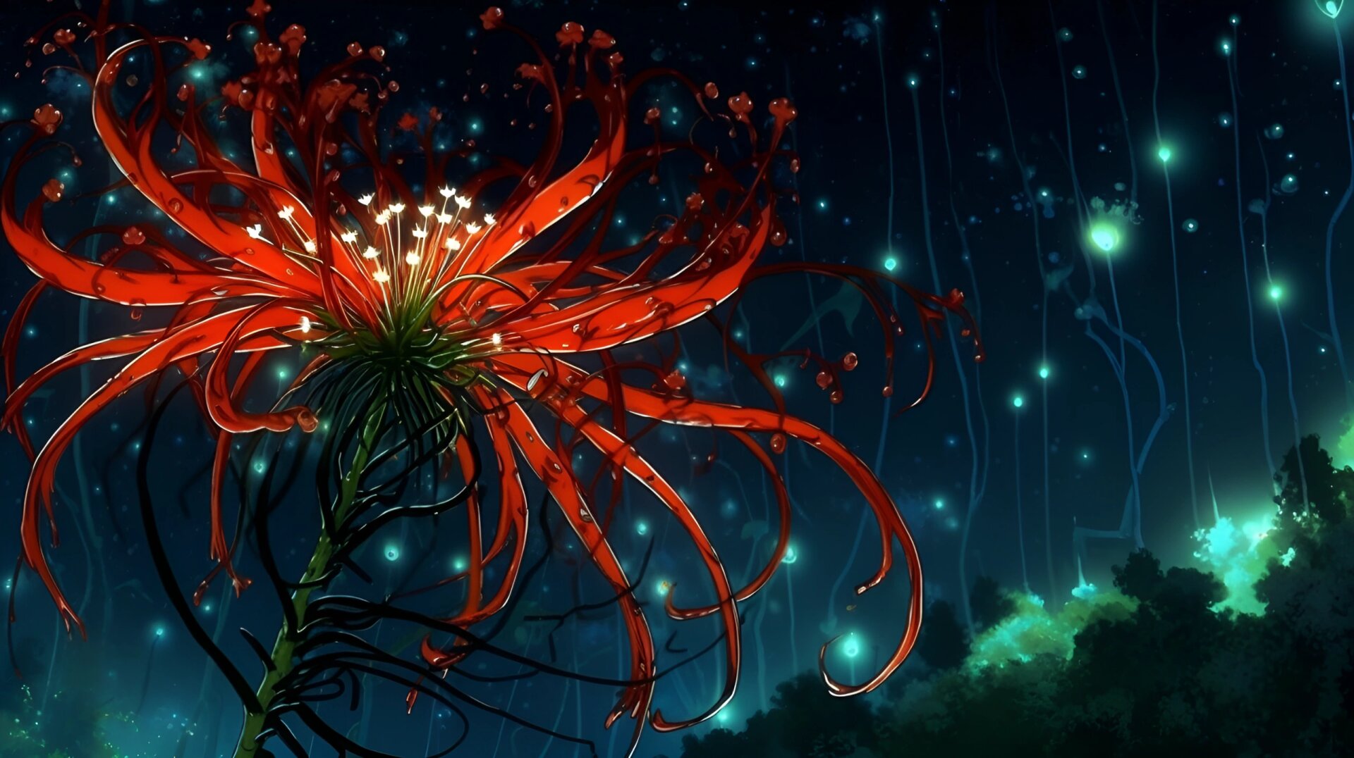 彼岸花电脑壁纸-曼珠沙华