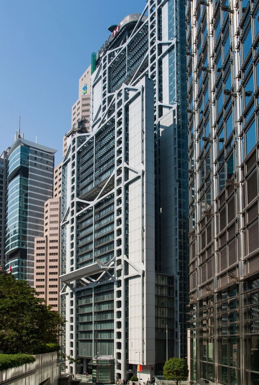 经典建筑案例——香港汇丰银行大厦 香港汇丰银行大厦(英语:hsbc main