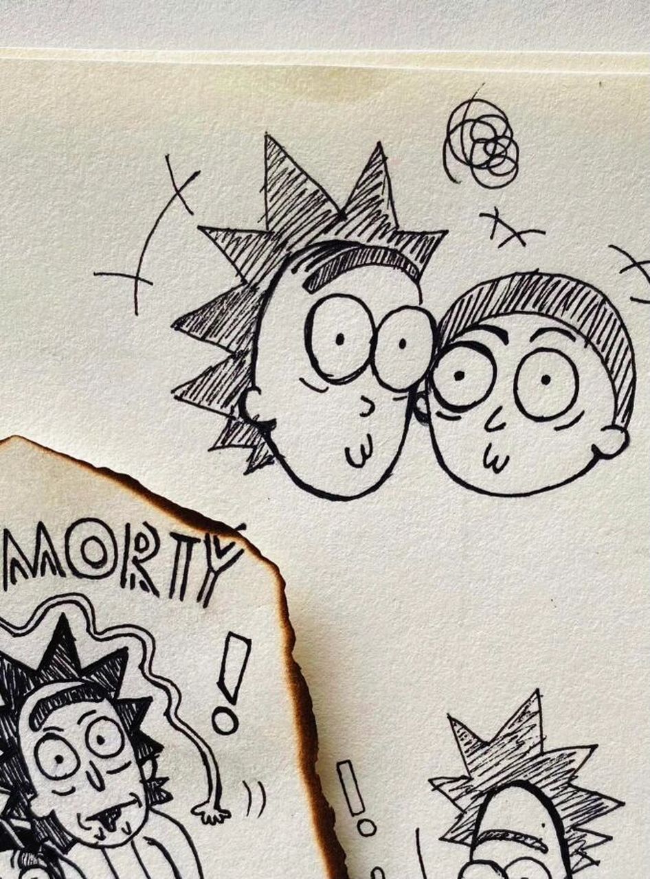 15《rick and morty》 左滑加载更多9799瑞克和莫蒂手绘临摹