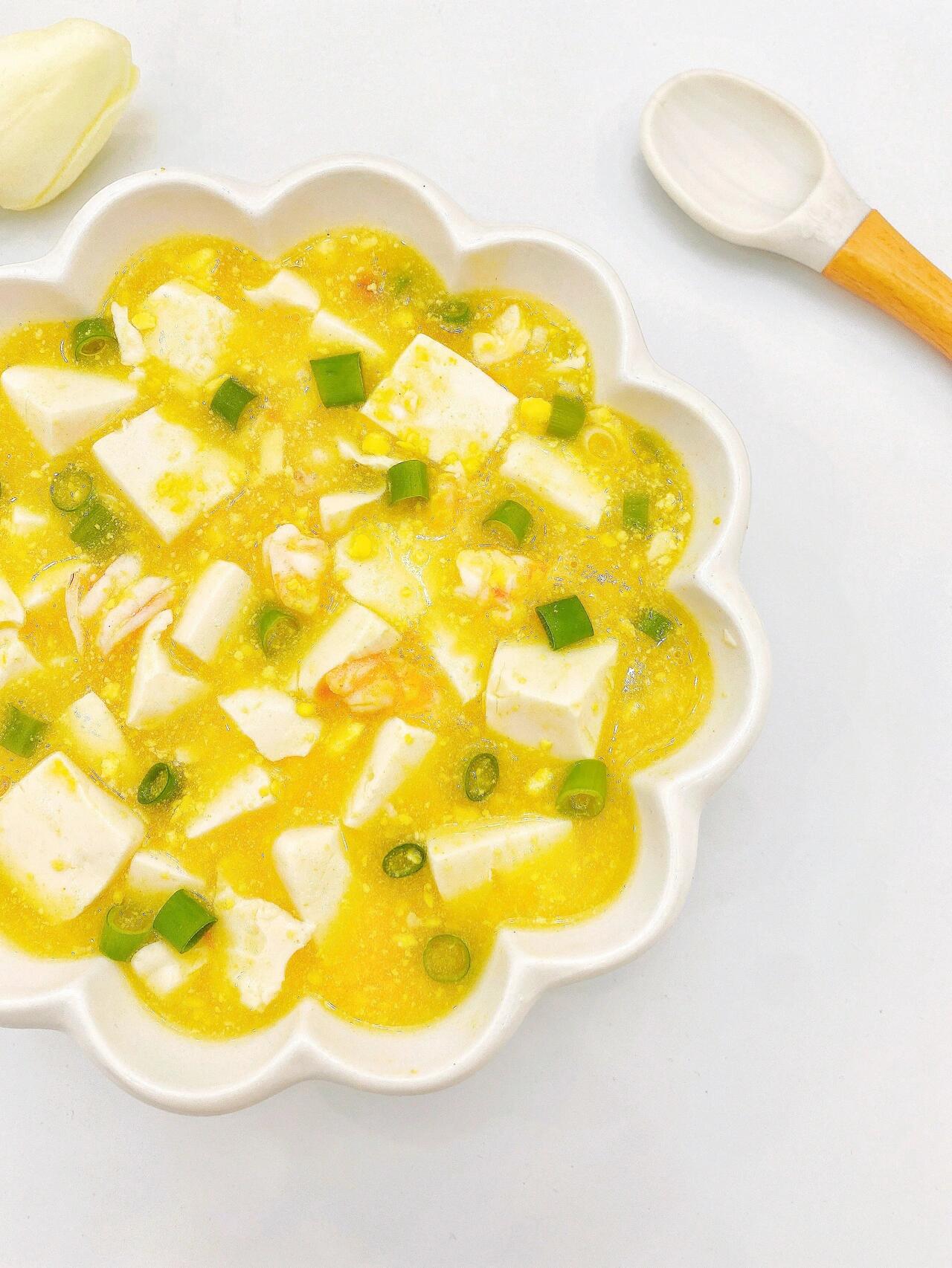 10m 辅食∣08蛋黄鲜虾豆腐羹∣鲜嫩美味营养多 立春过后不知道大家