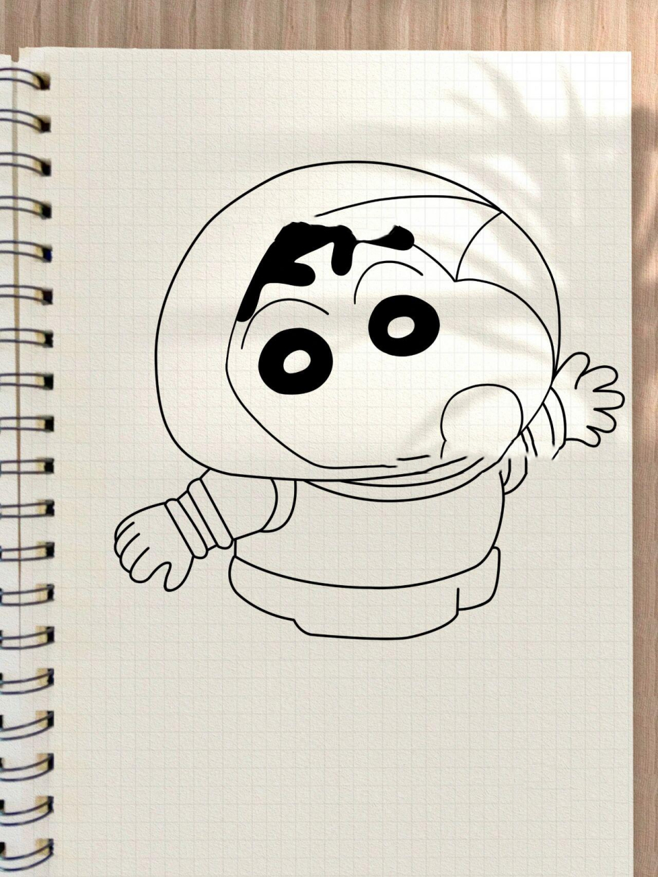 蜡笔小新简笔画教程 ★宇航员99996904小新来咯～ ★相信每个