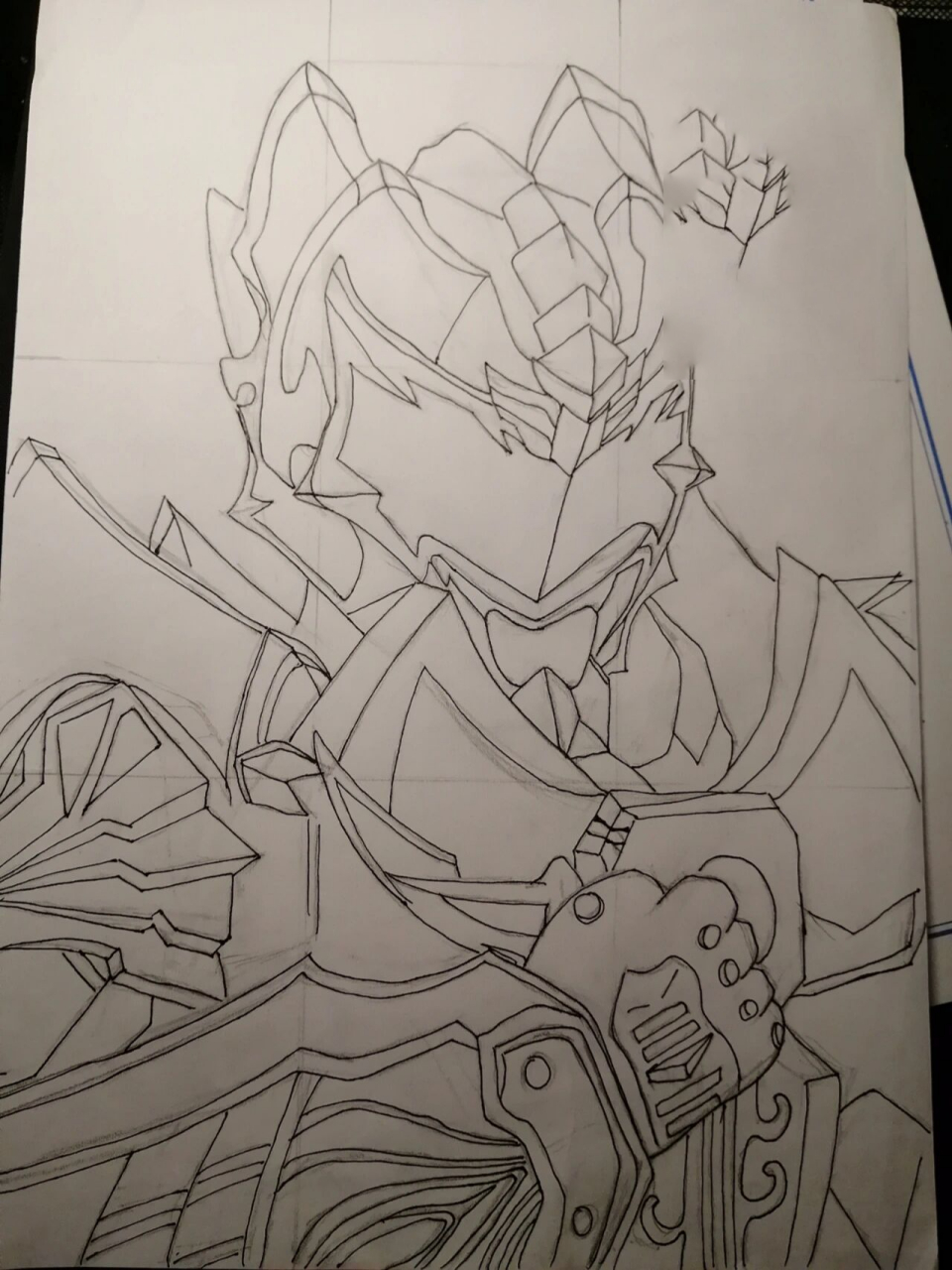 帝皇铠甲(已备注步骤)临摹