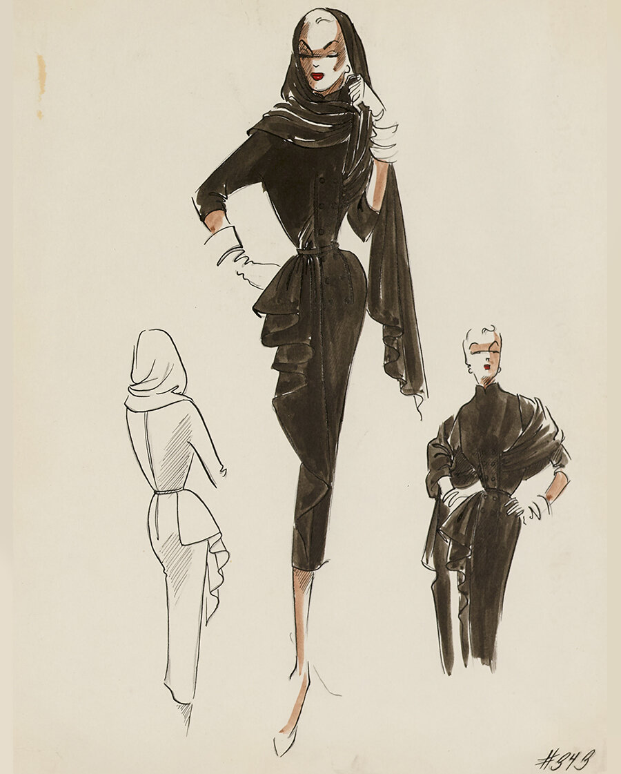 大师手稿赏析|balmain #服装设计师#0202#服装设计#0202#服装