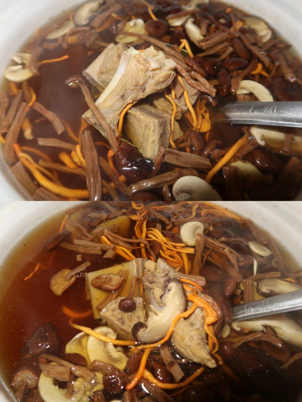 喝完冷白皮91"超级鲜的茶树菇排骨汤" 在北京的湖南人偶尔也想在家