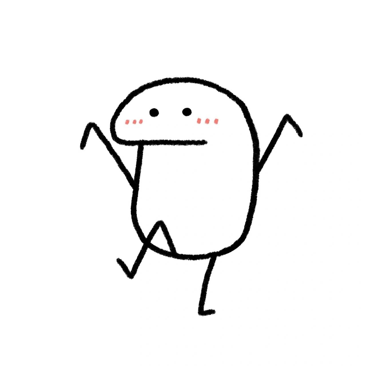 今天来简单画个沙雕表情包,大家快试试