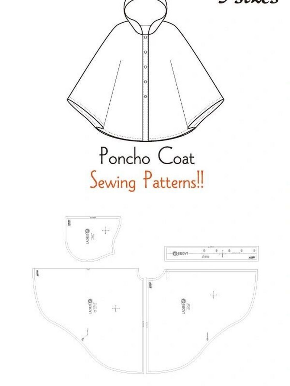 斗篷大衣图纸 分享创意与灵感